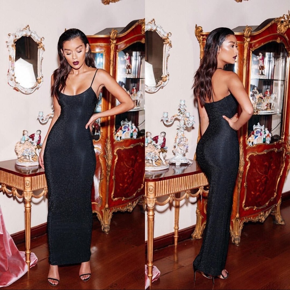 Holiday Scoop Neck Maxi